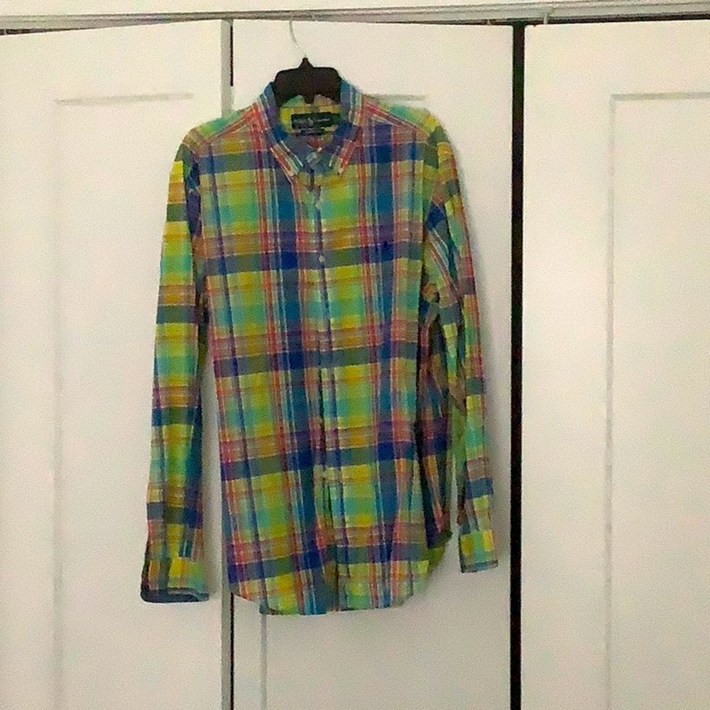 Long sleeve Polo, size XL.